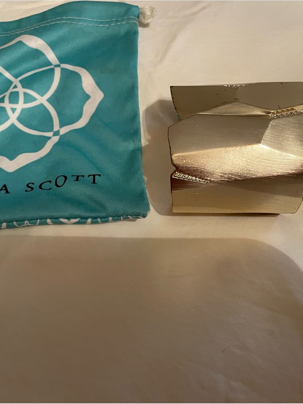 Kendra Scott Gold Sculpted Faceted Cuff